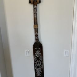 Wood Paddle Wall Decor, 48”