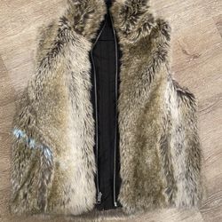 fur vest