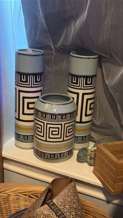 3 piece vintage ceramic pottery