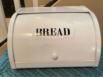 Aluminum White Bread Box
