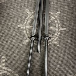 1” Barbell With 2 Star collars NEW