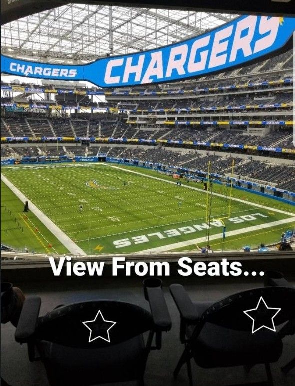 2 TICKETS - CHARGERS VS  RAMS - SEC. 204 - LOWER BOWL - EXTRA LEG ROOM 