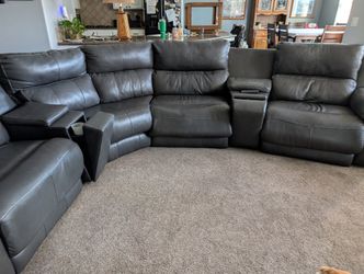 Leather Sectional