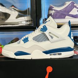 Air Jordan Retro 4 Military Blue 2024 Rare Size 11.5