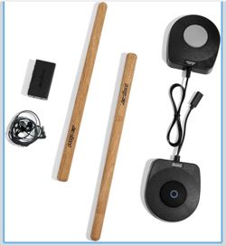 AeroBand Electronic Drum Set PocketDrum2 MAX, Air Drum Sticks & Pedals & Bluetooth Adapter,