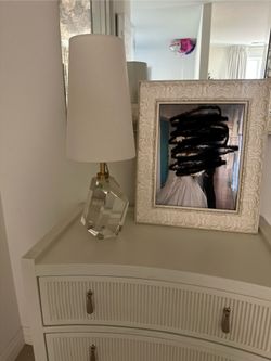 Tall Crystal Lamp (Open To Reasonable Offers)