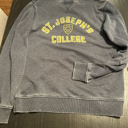 Grey and yellow St. Joseph's College crewneck sweatshirt 