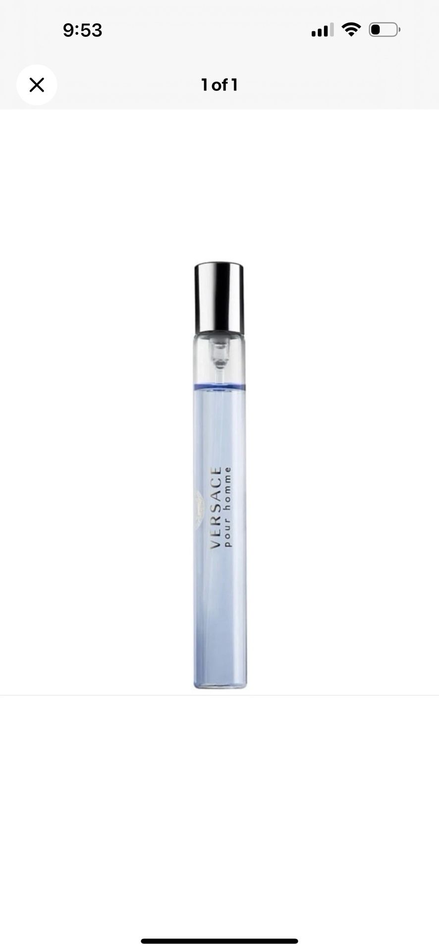 VERSACE pour homme NATURAL SPRAY 10ml.