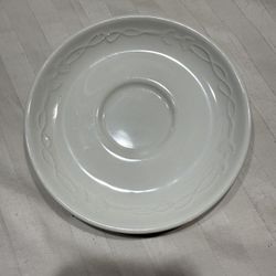 Rego Bel Tygere Saucer Plate Heavy White Shells And Rope