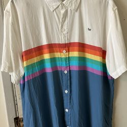 Tipsy Elves LGBTQ+ Pride Casual Button Down Shirt
