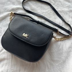 Michael Kors Mott Crossbody Bag- Black