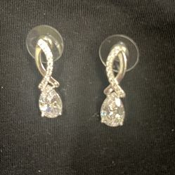 Cubic Zirconia Costume Jewelry Earrings 