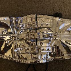 Metallic Silver Corset 