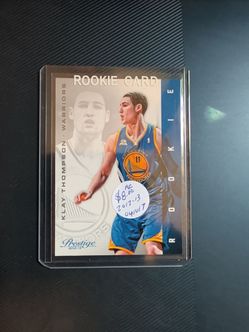 Klay Thompson 2012-13 Prestige Rookie Card