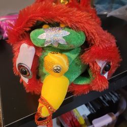 Dragon Cat Dog Costume Lion Dance Clothing, Outdoor Warm Dog Winter Coats Chinese New Year Style Funny Stuff Costume, Pet Hoodie Jacket Outfit Apparel