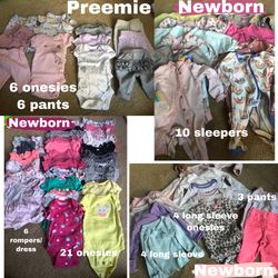 Baby Girl Clothes Premie-3 Months