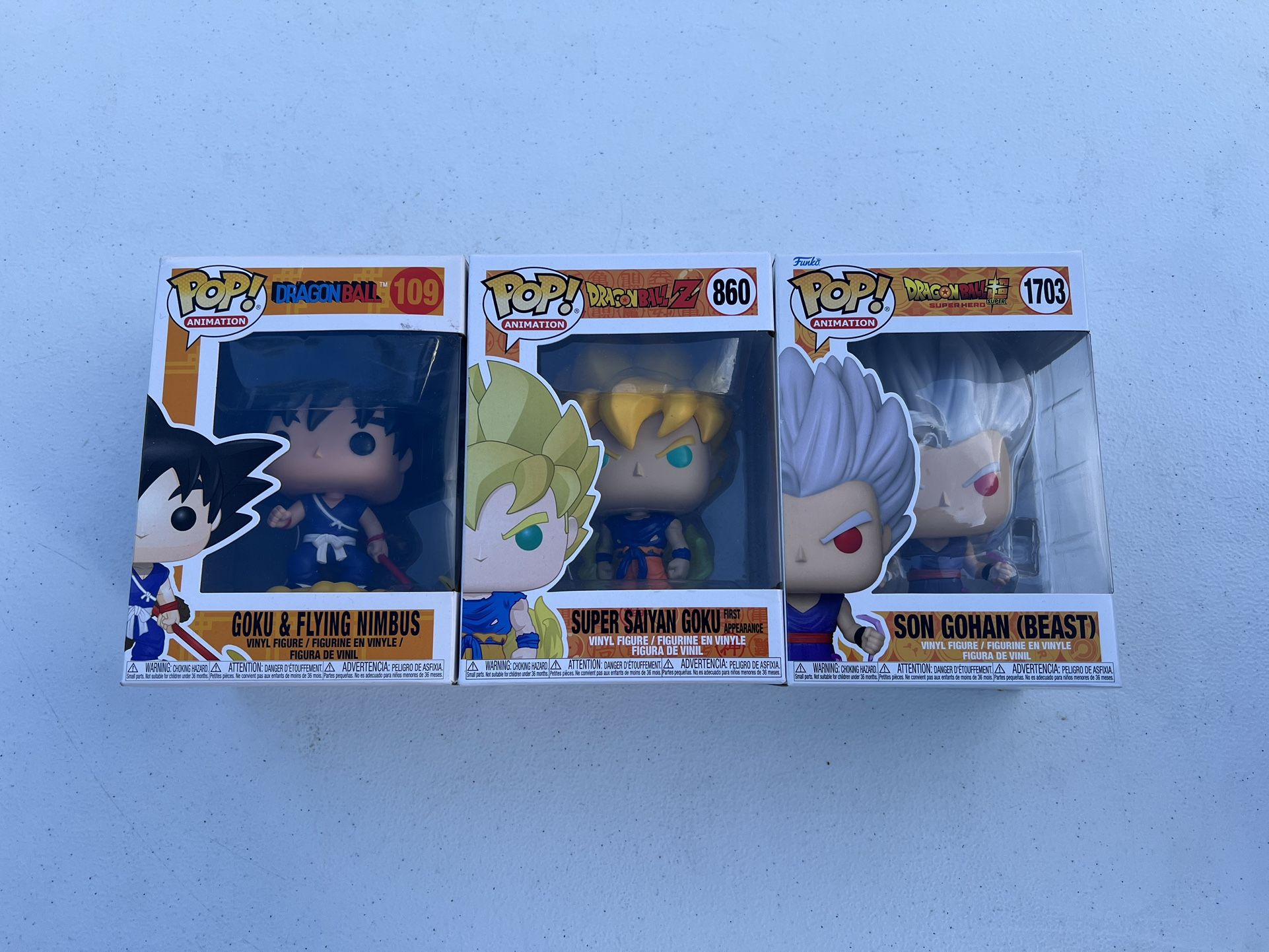 Funko Pop Dragon Ball Set