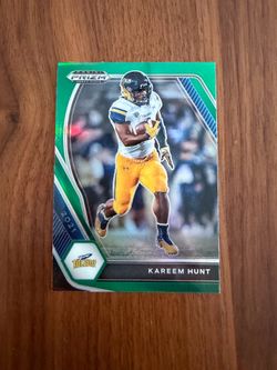 2021 Panini Prizm Draft Picks - Kareem Hunt #89 Green Prizm