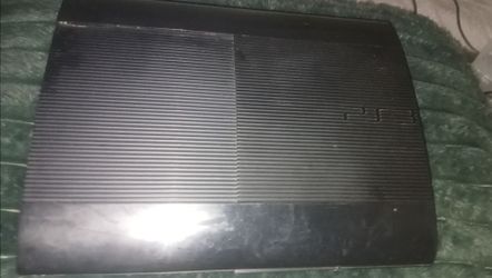 PS3 super slim console with wires only 25$ cash only