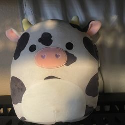 12” Connor The Cow (purple heart nostrils) Squishmallow