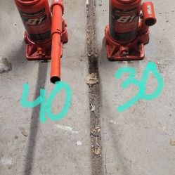 Two 8 Ton Bottle Jacks