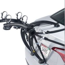 Saris Bones Trunk Bike Rack Mount for Car & SUV – Holds 2 Bikes, Strong & Lightweight – Grey