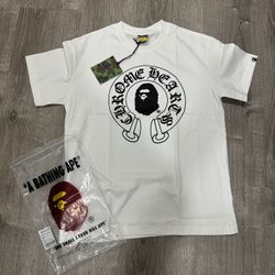 Chrome Heart X Bape Shirt (not Free Read Description 
