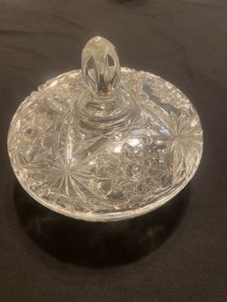 Beautiful Vintage Glass Candy Dish