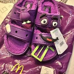 McDonaldās x Crocs Grimace Crocs Cozzzy Sandal US Men's Size 8/ Womenās 10