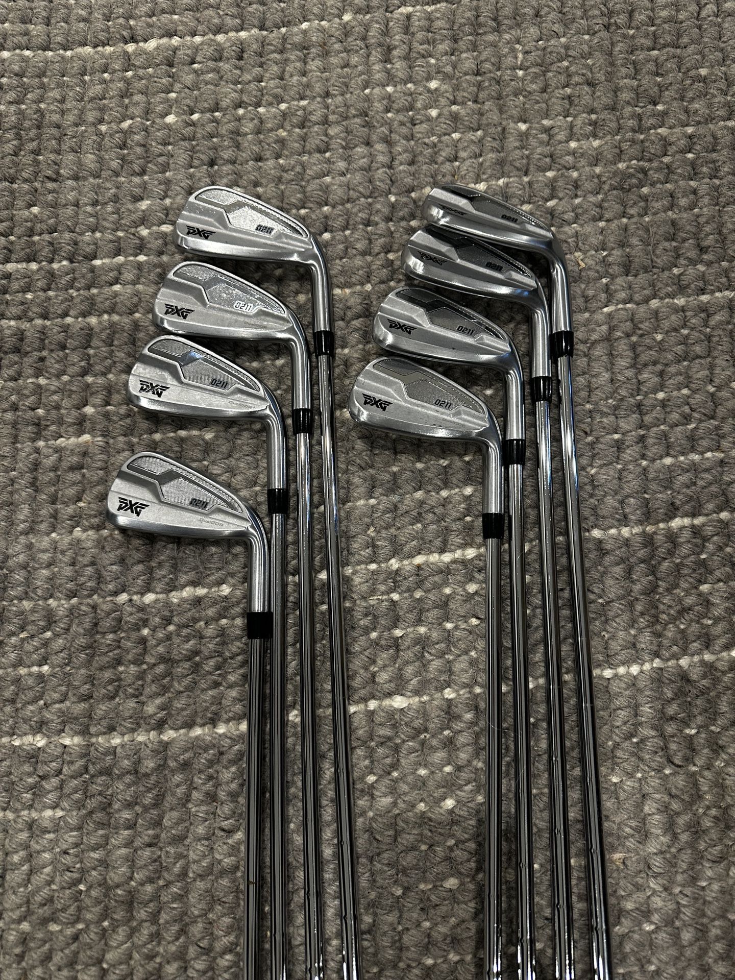 Perfect Condition PXG 0211 8 Iron Set +1” Length