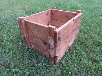 Old Wood Box Crate