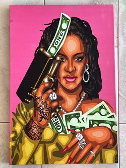 Miami Artist Pop Art – Featured at Rick Ross-Hosted Event – $350 OBO