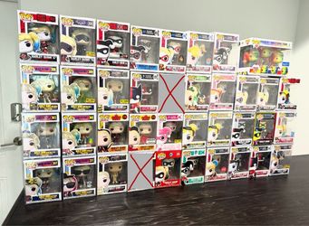 Harley Quinn Funko Pop Collection – 36 Boxed Sets/Pops – Exclusives & Variants