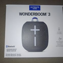 Brand New $50 Wonderboom 3: Bluetooth Speaker 