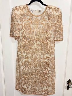 Vintage Laurence Kazar Beaded Dress PL
