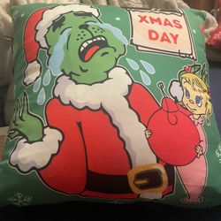 2-Christmas Grinch Pillows