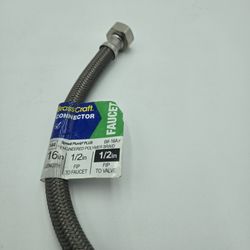 Brasscraft B3-16A F 1/2-Inch Comp by 1/2-Inch FIP by 16-Inch Faucet Connector...