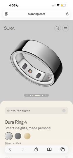 Oura ring Gen 4