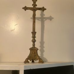 Vintage Brass Crucifix 