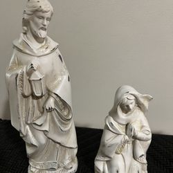Joseph And Mary Nativity Scene Pieces 