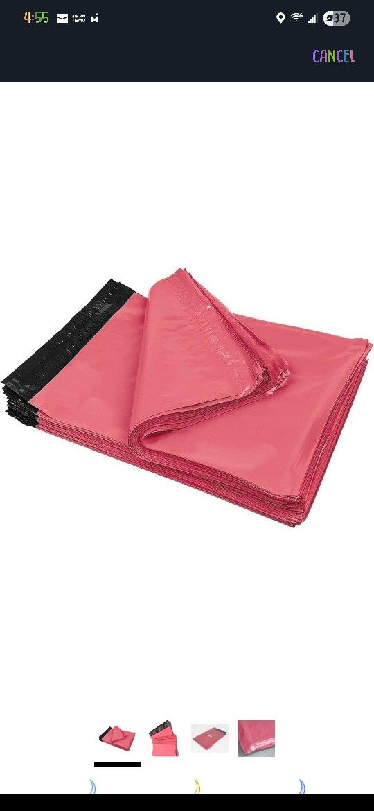 Hot Pink Polymailers 10x13 13