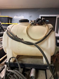 50-Gallon Poly Spot Sprayer Tank with Pump