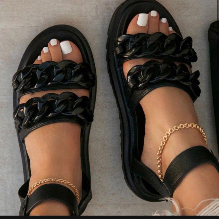 Just In Valentina In Black Sandal