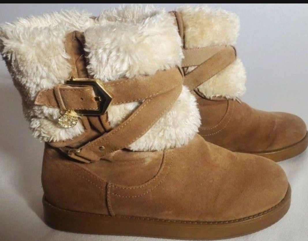 New Beautiful Guess Brown Faux Boots - Women's 6.5