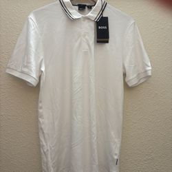 boss collard shirt