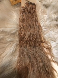 Human hair never used 18”