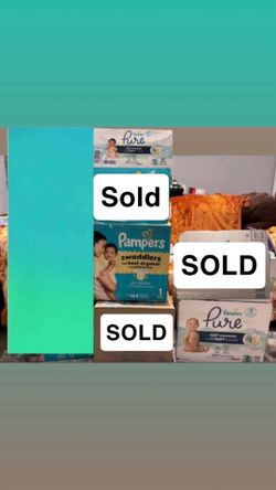 Pampers Diapers (1 and 2) OBO