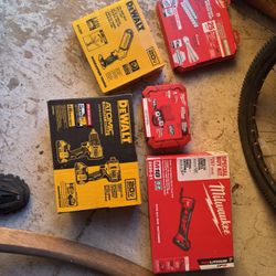 Drill set, Multi-tool, LED Hand held, sockets and whole dozer.