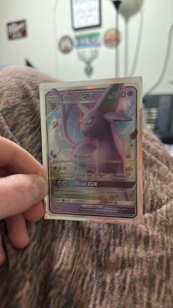 Pokemon Espeon GX SM35 SM Holo Promo 200 HP English Psychic Stage 1
