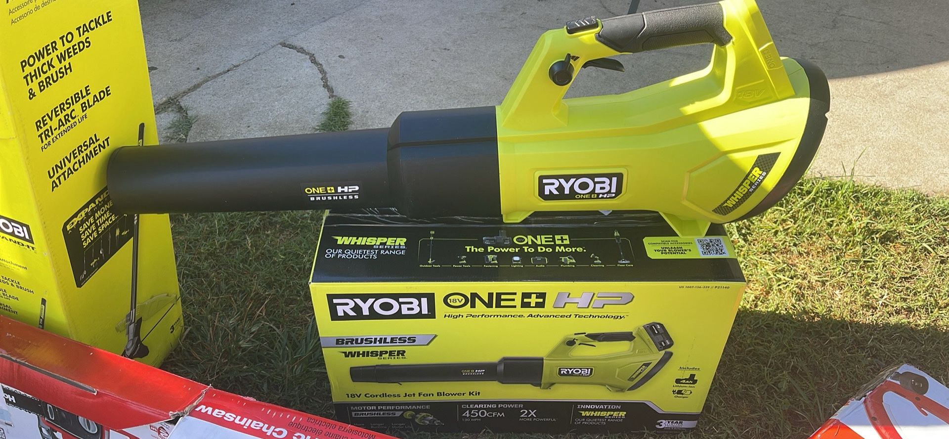 Ryobi 18 V HP Jet Fan Blower